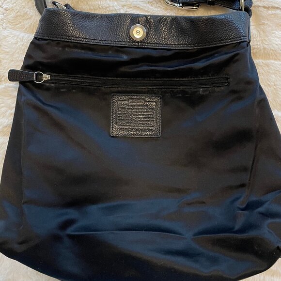 Coach Black Leather Hobo Shoulder Bag - Picture 11 of 16